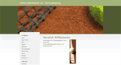 Desktop Screenshot of huelsersv-tennis.de